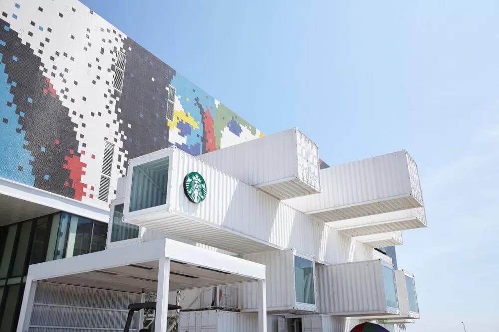 潮州由隈研吾设计，星巴克在台湾的首家集装箱门店！
